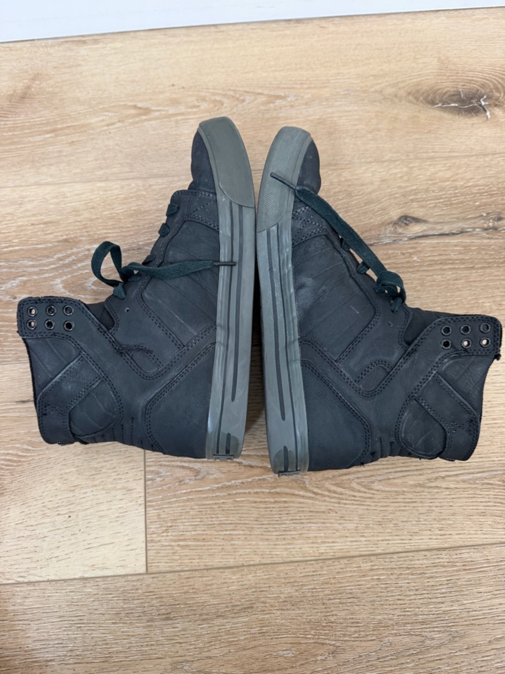 Supra Muska 001 triple black high top sneakers - Picture 4 of 9